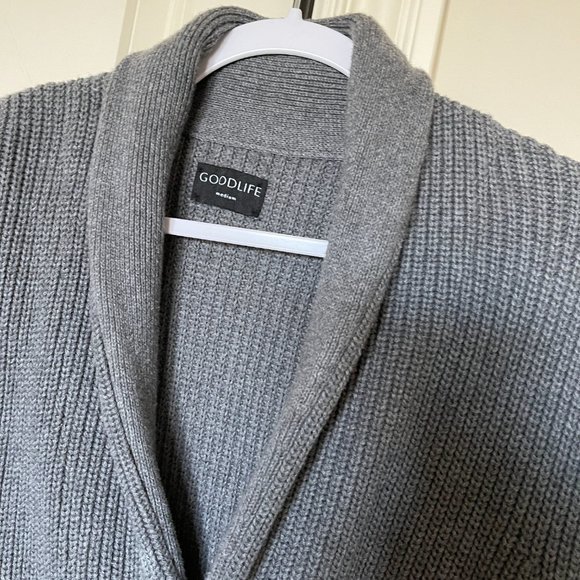 Goodlife Cardigan Gray Size Medium - Picture 3 of 4